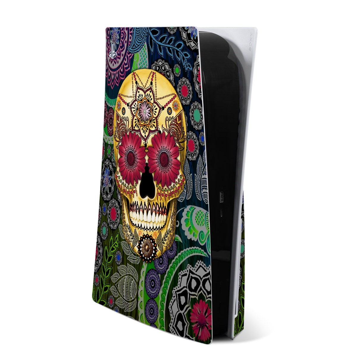 Sugar Skull Paisley - Sony PS5 Skin