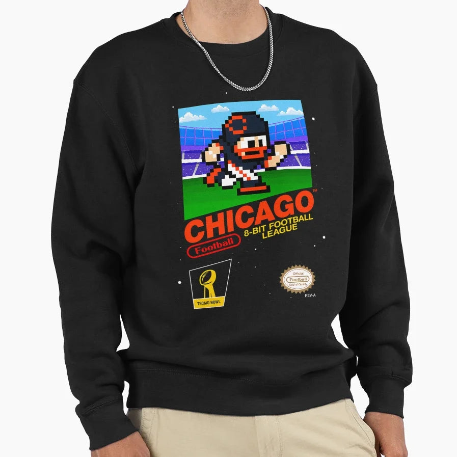 Chicago Bears 8 Bit Videogames Sweatshirt - Streetwear Style Men Women