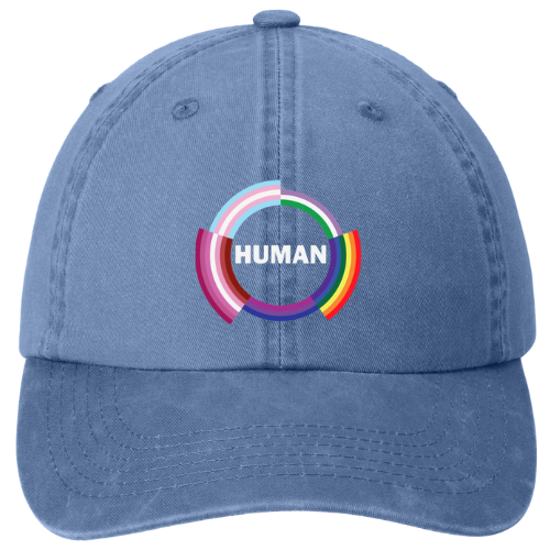 Garment washed Dad Hat - Human