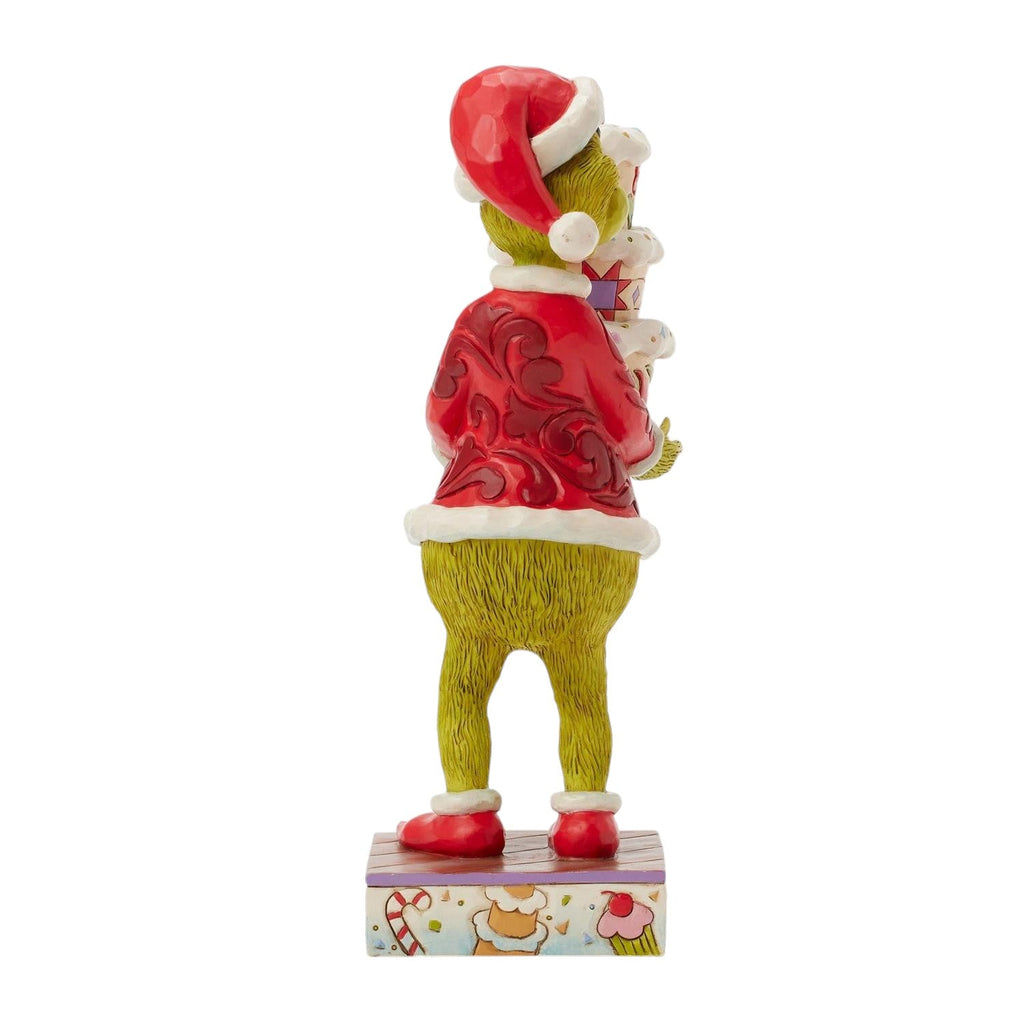 Grinch with Grinchy Cake